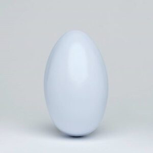 PÅSKÄGG I PLÅT VIT 15CM