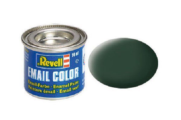 Enamel 14 ml. 68 dark green mat RAF