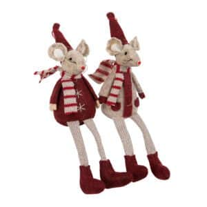 MÖSS SITTANDE VINRÖD/MULLVAD MIX