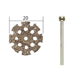 KAPSKIVA I TUNGSTEN 20MM, MED KYLHÅL