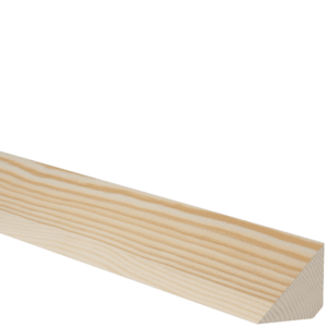 TREKANTSLIST FURU OBH 15*15*1000MM