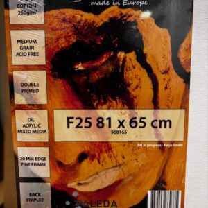 MÅLARDUK BOMULL F25 81X65