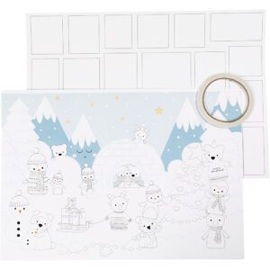 JULKALENDER DIY 30X42CM