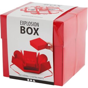 EXPLOSION BOX PRESENTASK RÖD