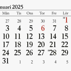 Månadsblock 105x74 mm FSC 2025