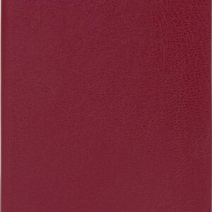 Agenda Röd Konstläder FSC 2025