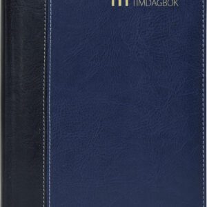 Timdagbok Blå/Svart FSC