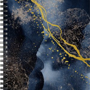 A5 Black Marble 12 mån FSC