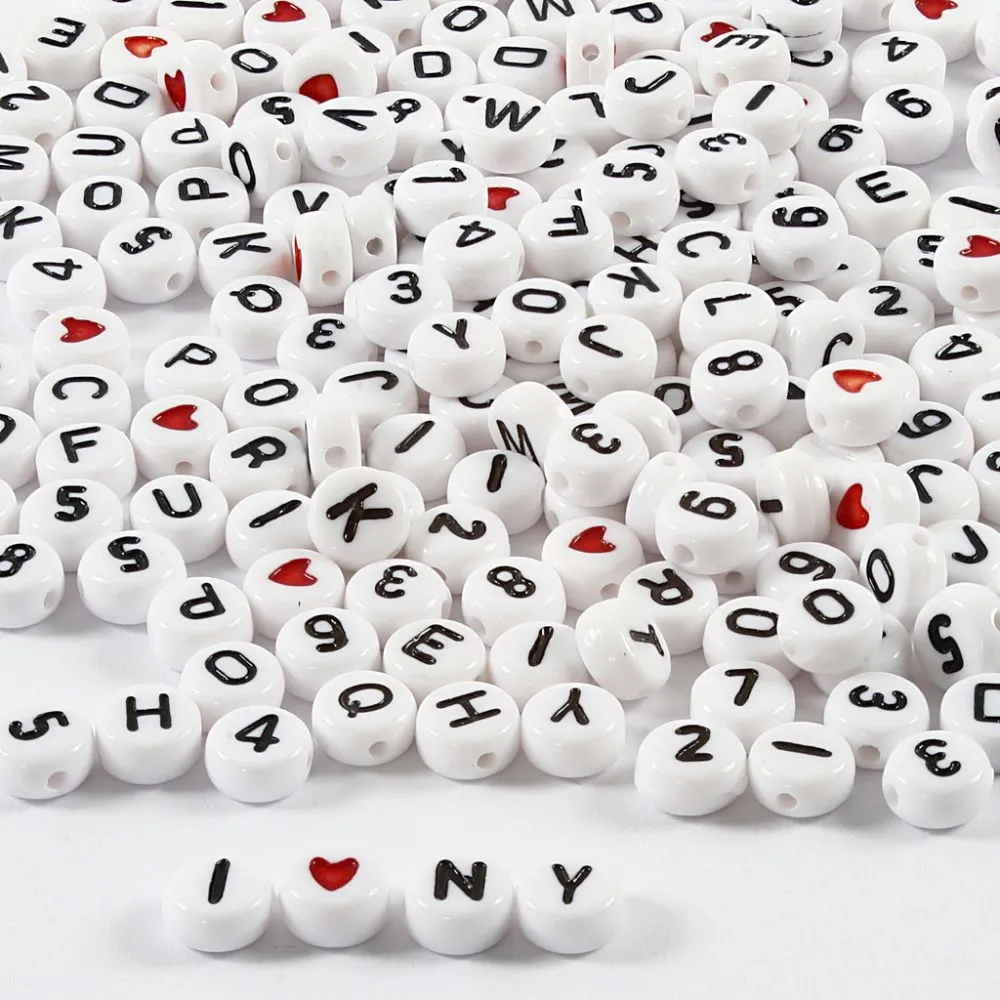 BOKSTAVSPÄRLOR 200G 7MM