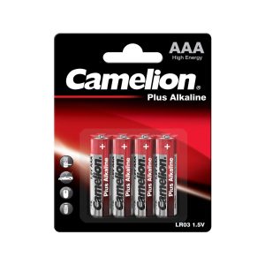 BATTERI AAA/LR03 1,5V 4ST CAMELION