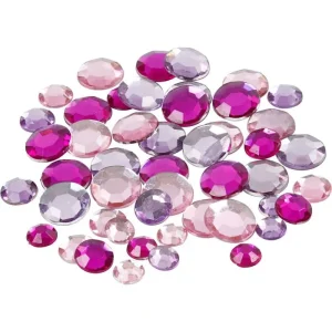 Rhinestone 360 St., Runda, 6+9+12 mm, Lila
