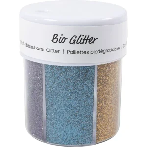 Bio-glimmer 6 Mix., 28 ml, Mixade Färger