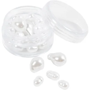 Vaxpärlor 30 St., Oval, Dia. 6-14 mm, 1,3-1,5 mm