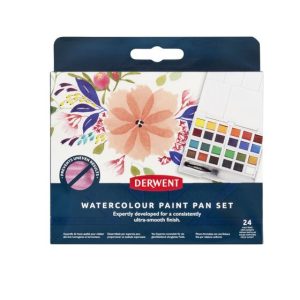 DERWENT WATERCOLOUR SET 24 FÄRGER