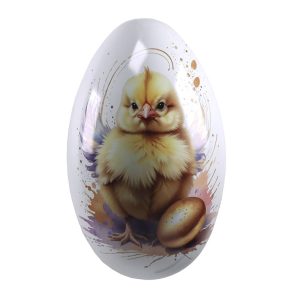 PÅSKÄGG SPLASH KYCKLING 18CM